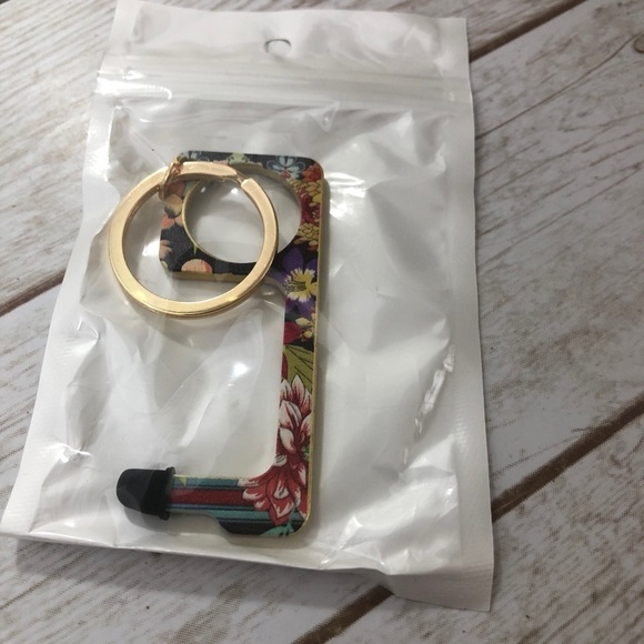 JOHNNY WAS No Touch Key Chain - Floral Print - Picture 2 of 2